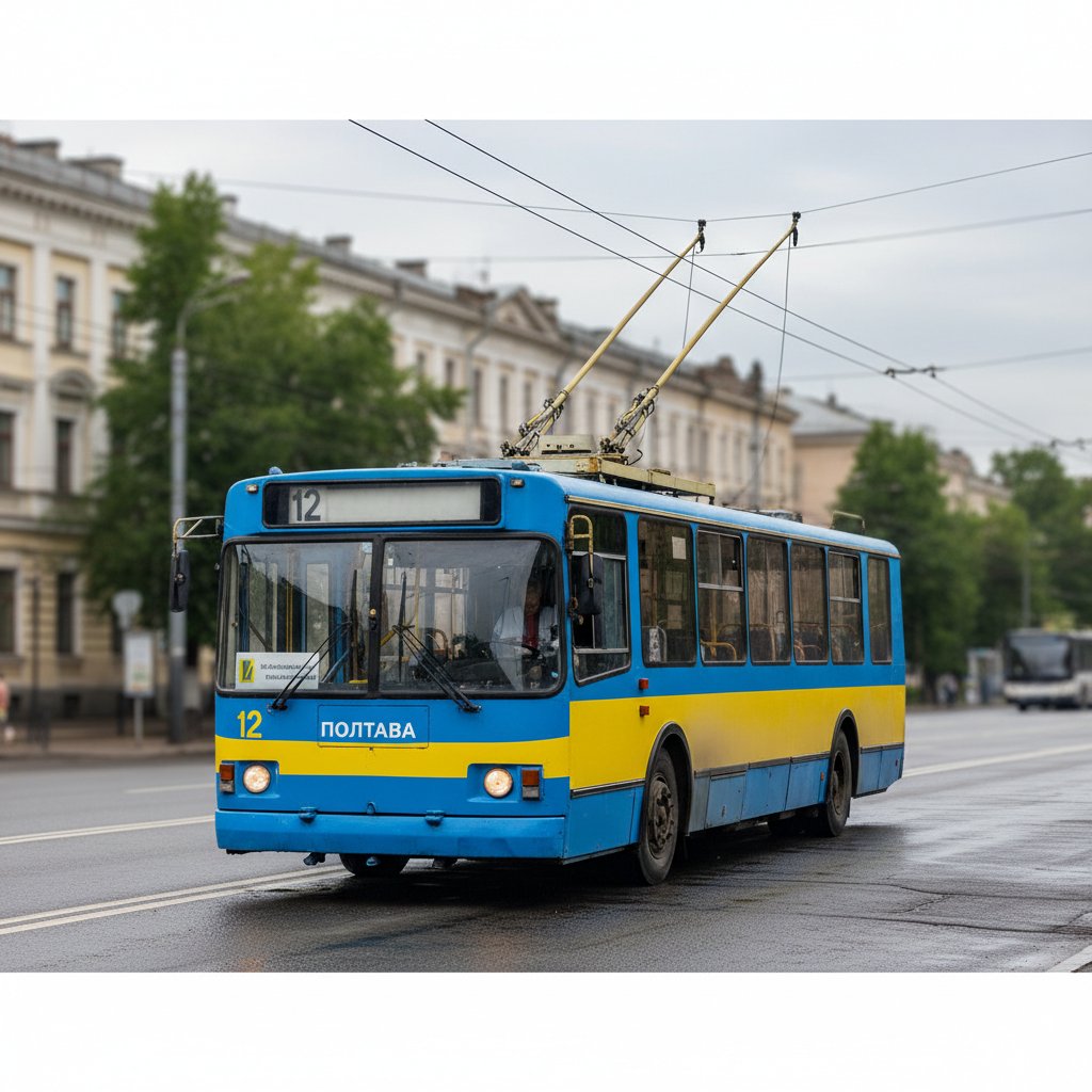 7 тролейбус Полтава: повний гід по маршруту, розкладу та зупинках 2026